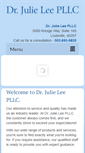 Mobile Screenshot of julieleemd.com
